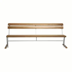 Soffa 5 Teak-varmförzinkat stativ