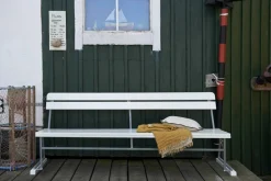 Soffa 5 Vit lack ek-varmförzinkat stativ