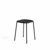 Soft Edge 70 pall Svart ek-svart stålstativ