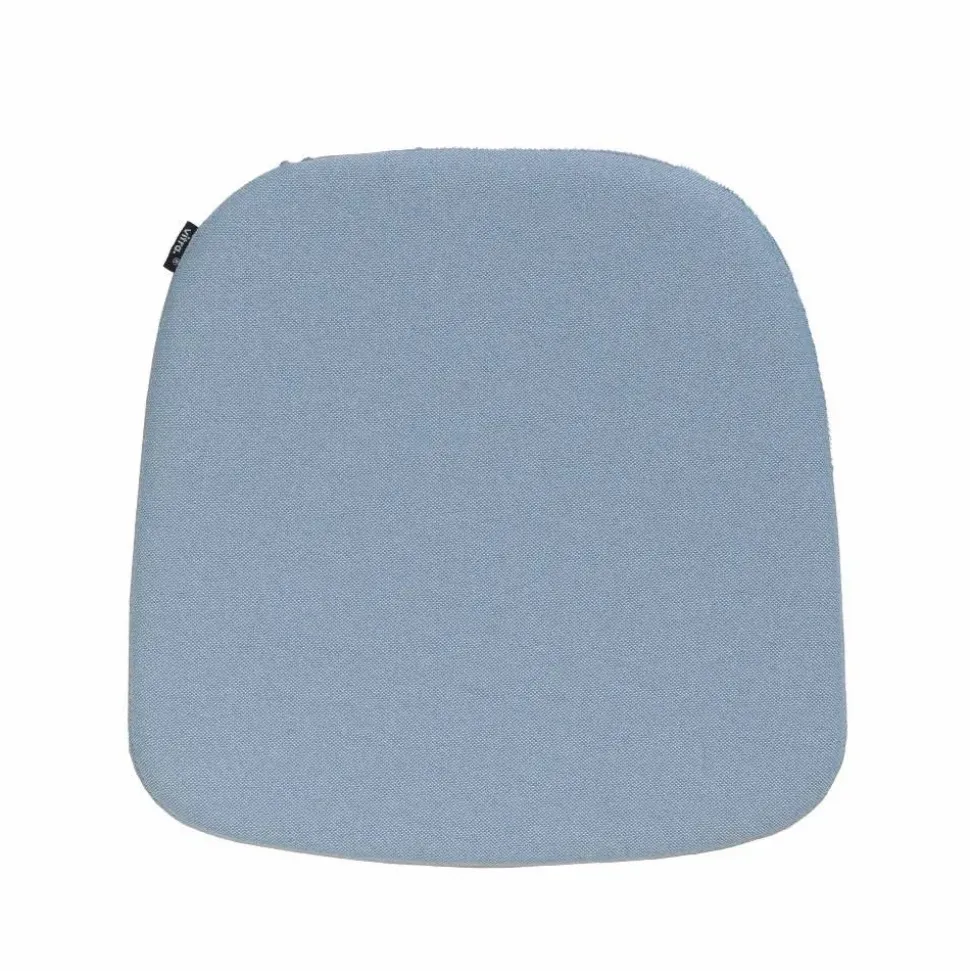 Soft Seats type A stolsdyna antislip tyg plano 12 light grey/ice blue