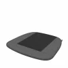 Soft Seats type A stolsdyna antislip tyg cosy 2 10 classic grey