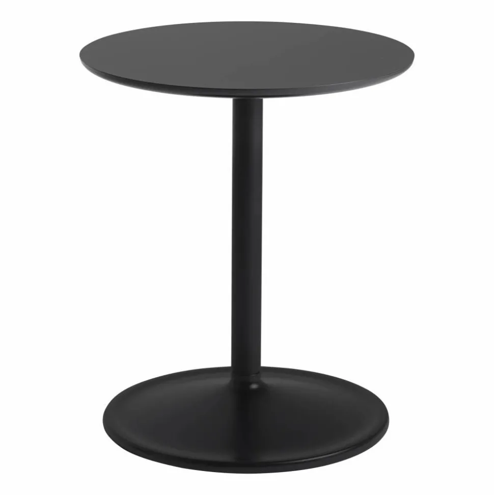 Soft sidobord H 48 cm Black nanolaminate-Black