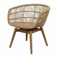 Stay stol swivel Natural (Weave)