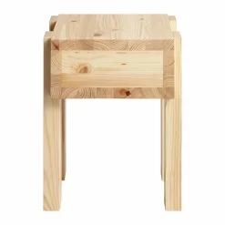 003 Stilts Side Table sidobord Matt oljevaxad furu 40x36x45 cm