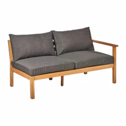 Stockaryd soffmodul 2-sits vänster teak/dark grey