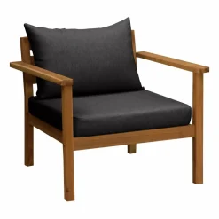 Stockaryd loungefåtölj teak/dark grey