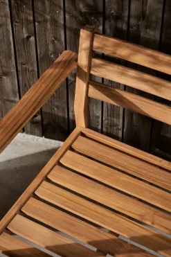 Stockaryd loungefåtölj teak/dark grey