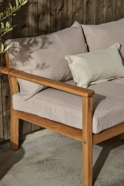 Stockaryd soffa 3-sits teak/beige