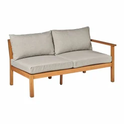 Stockaryd soffmodul 2-sits vänster teak/light grey