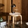 Stool E60 pall 4 st ben Naturlackerad björk-Björk