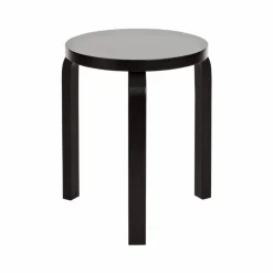Stool 60 pall 3 st ben Svart lack
