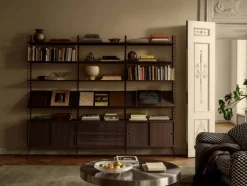 String arbetsskiva Mörk ek 58x58 cm