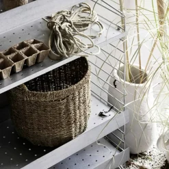String Outdoor hyllplan Galvaniserad-58x30 cm-låg kant