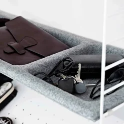String skålhylla Beige 78x30 cm