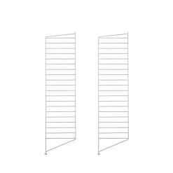 String golvgavel Beige 115x30 cm 2-pack