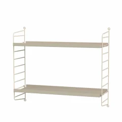Stringhylla sovrum beige - Kombination B