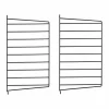 String väggavel Svart 50x30 cm 2-pack