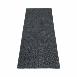 Svea gångmatta black metallic/black 70x320 cm