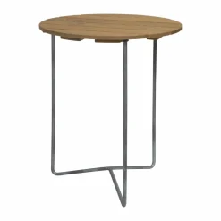Table 6B bord Oljad ek-varmförzinkad stativ Ø60 cm