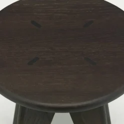 Tabouret Bois pall Mörk ek