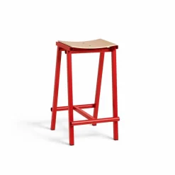 Taburete 8 low barstol 65 cm Signal red (röd)