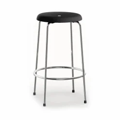 Taburett barpall Svart-kromstativ 63 cm