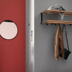 Tamburin hatthylla 60 cm Ek-svart
