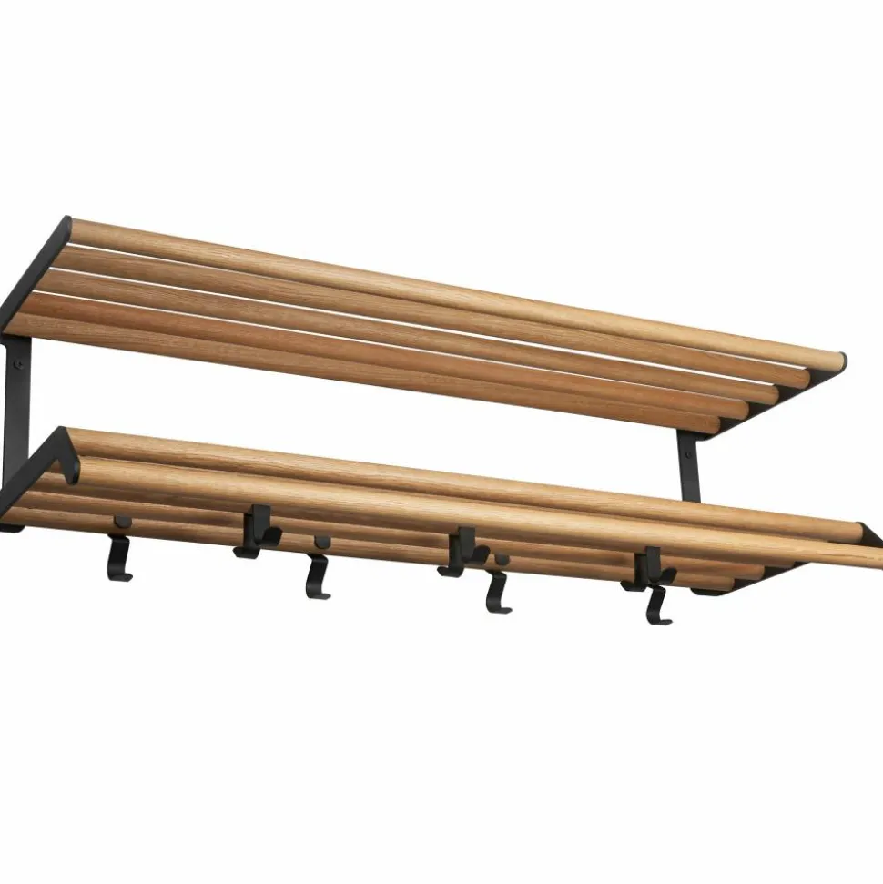 Tamburin hatthylla 100 cm Ek-svart