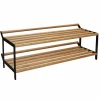 Tamburin skohylla 60 cm Ek-svart