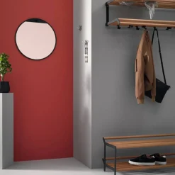 Tamburin skohylla 60 cm Ek-svart