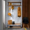 Tamburin skohylla 100 cm Ek-svart