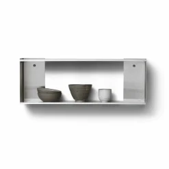 Taper förvaringshylla 70x25 cm Rostfritt stål