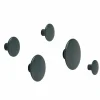 The Dots klädkrok dark green Ø6 5 cm