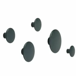 The Dots klädkrok dark green Ø6 5 cm
