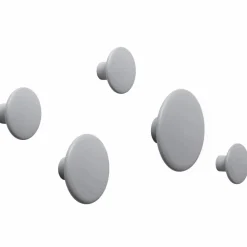 The Dots klädkrok grå Ø17 cm