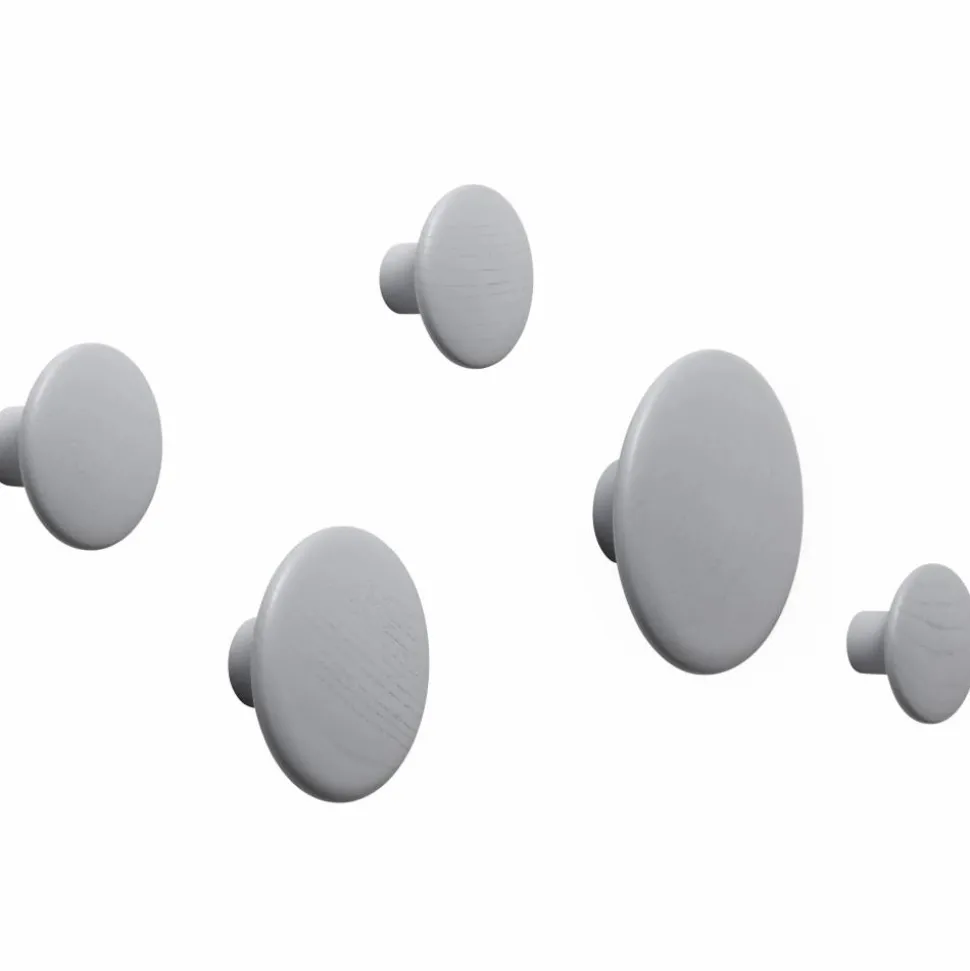 The Dots klädkrok grå Ø17 cm