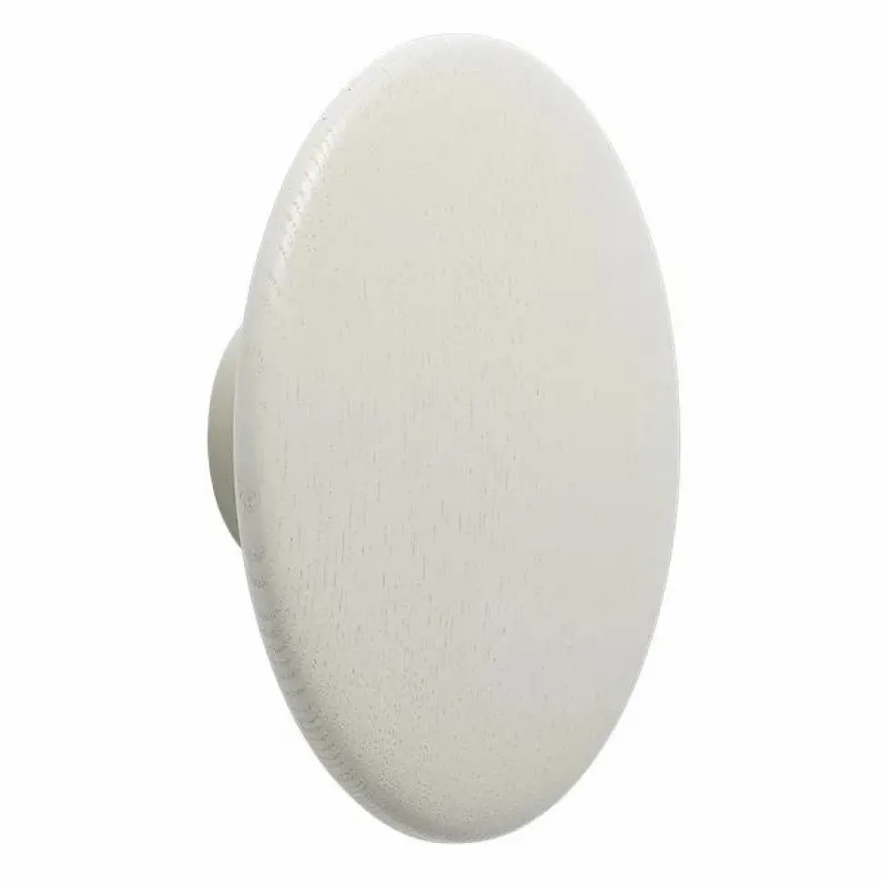 The Dots klädkrok off white Ø17 cm