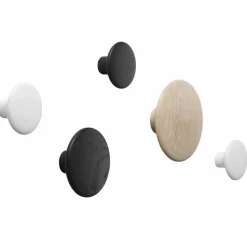 The Dots klädkrok svart Ø17 cm