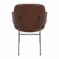 The Penguin loungestol helklädd Dakar 0329-svart stål