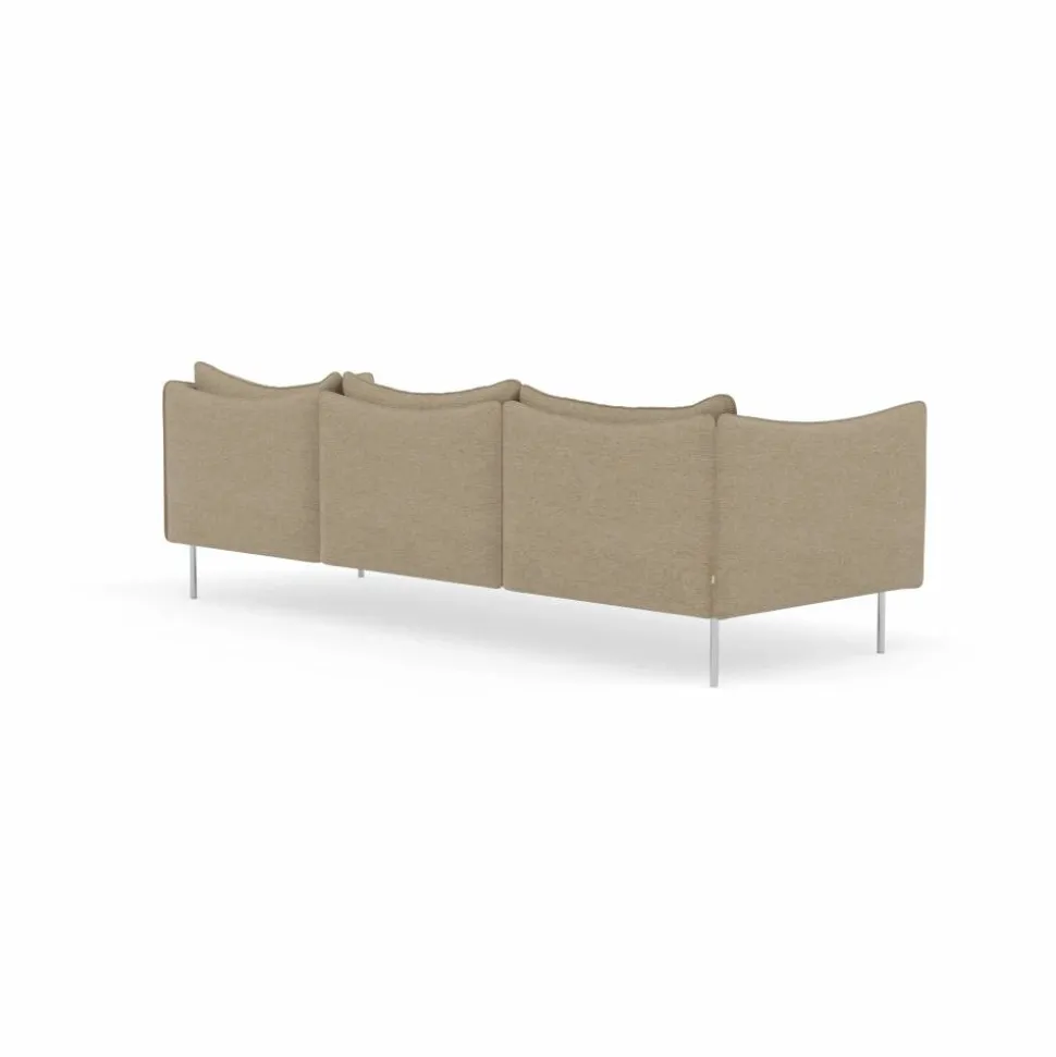 Tiki soffa 3-sits Ecriture 0240-polished stainless steel
