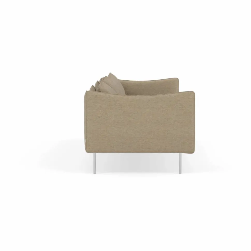 Tiki soffa 3-sits Ecriture 0240-polished stainless steel