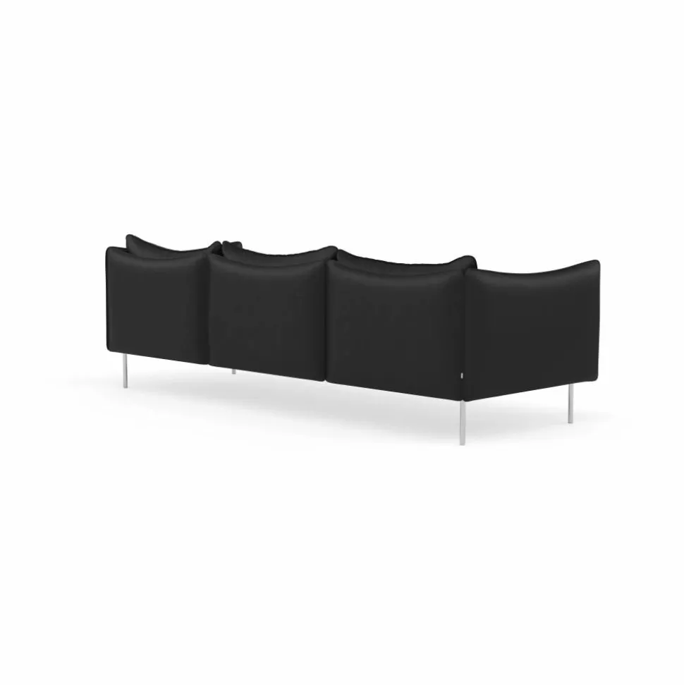 Tiki soffa 3-sits Elmosoft 99999-polished stainless steel