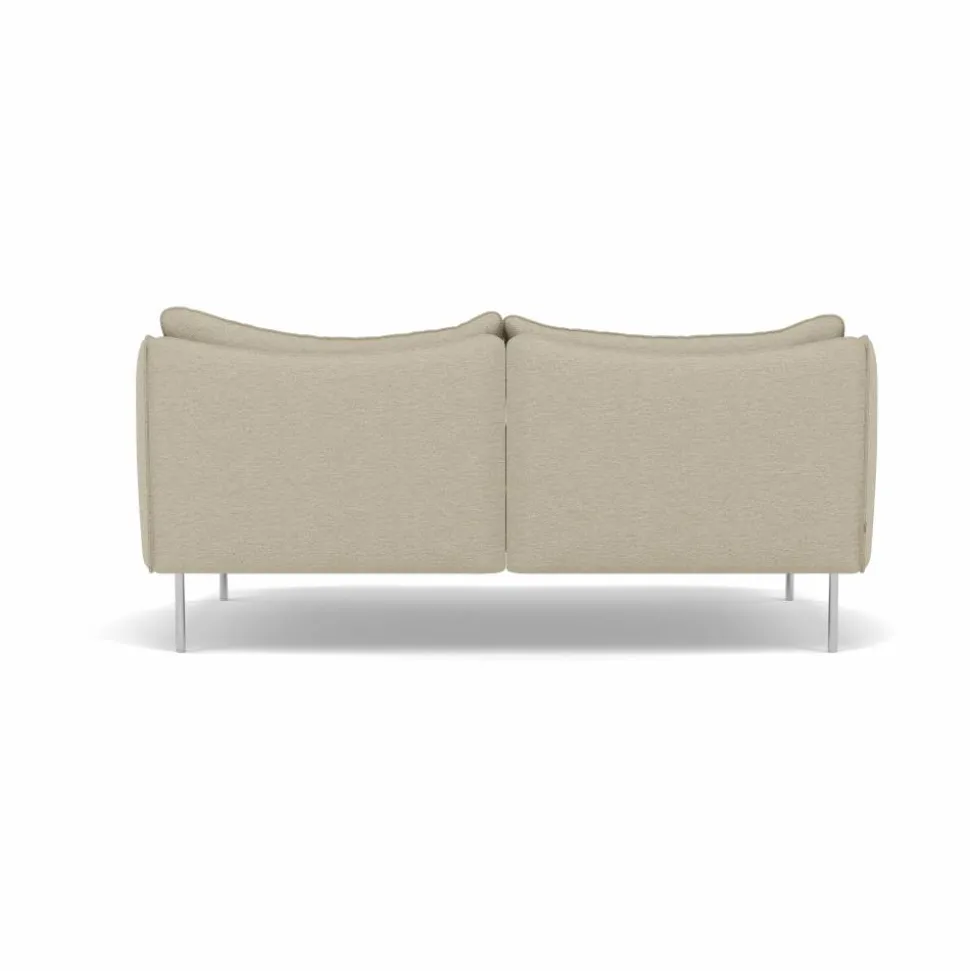 Tiki soffa 2-sits Barnum 2-polished stainless steel