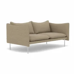 Tiki soffa 2-sits Ecriture 0240-polished stainless steel