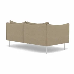 Tiki soffa 2-sits Ecriture 0240-polished stainless steel