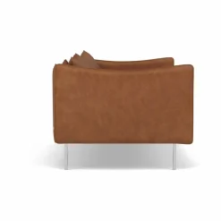 Tiki soffa 2-sits Vintage Rangers-polished stainless steel