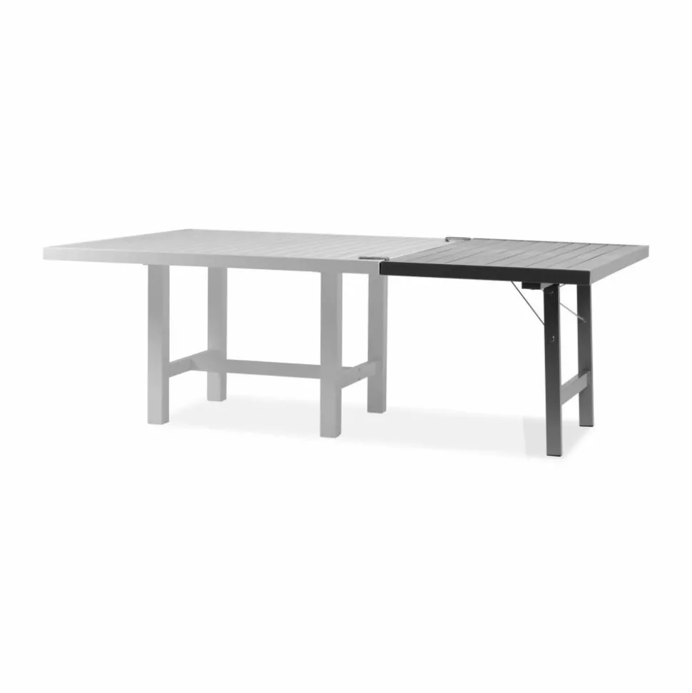 68 tilläggsskiva med ben Grey H: 72 cm