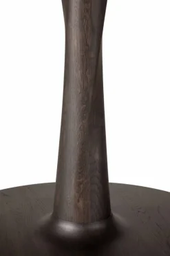 Torsion matbord Brunlackerad ek Ø127 cm