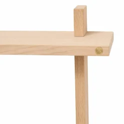 Treat vägghylla dubbel Oak 50x12x50 cm