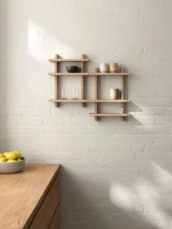 Treat vägghylla singel Oak 34x12x11 2 cm